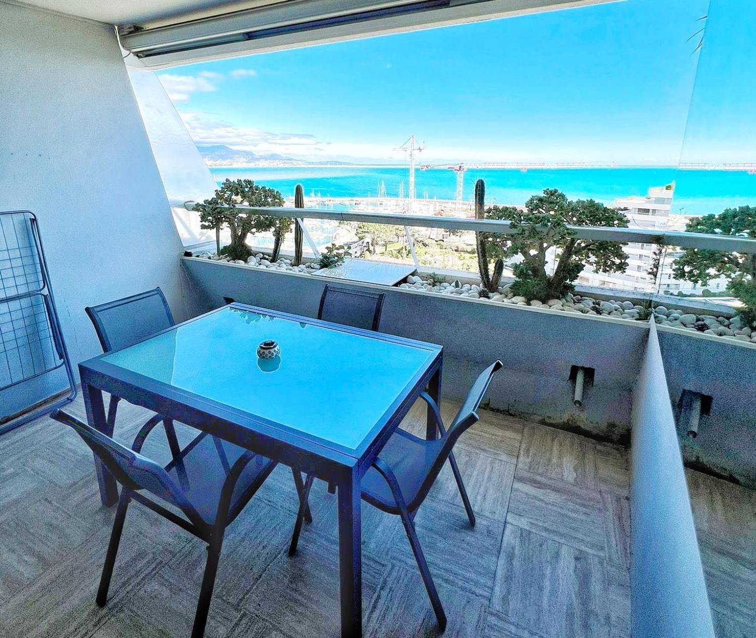 #101 Marina Riviera Bay - Studio 30M2 Avec Terrasse Vue Mer วิลล์เนิฟ-ลูเบ ภายนอก รูปภาพ